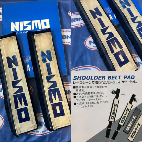 Old Logo Nismo Seatbelt Pads