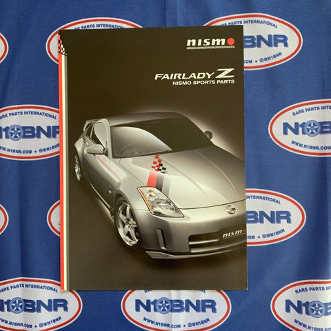 350Z Nismo Parts Fold out Brochure